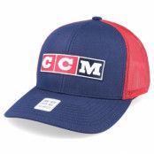 CCM - Blå trucker Keps - USA Meshback Team Navy/Red Trucker @ Hatstore