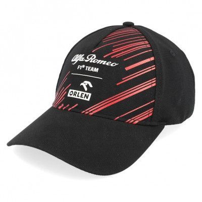 Formula One - Motor Svart adjustable Keps - Alfa Romeo2022 Team USA Black Adjustable @ Hatstore