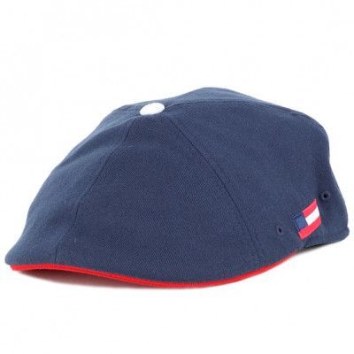 Kangol - Blå flatcap Keps - National 504 USA Flat Cap @ Hatstore