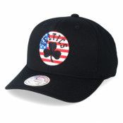 Keps Boston Celtics USA Logo 110 Black Adjustable - Mitchell & Ness - Svart Reglerbar
