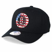 Keps Brooklyn Nets USA Logo 110 Black Adjustable - Mitchell & Ness - Svart Reglerbar