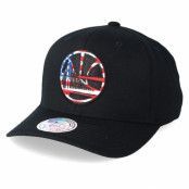 Mitchell&Ness - NBA Svart adjustable Keps - Golden State Warriors USA Logo 110 Black Adjustable @ Hatstore