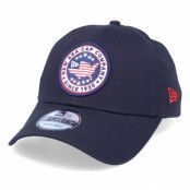 New Era - Blå adjustable Keps - Usa Patch 9Forty Navy Adjustable @ Hatstore