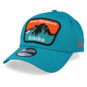 New Era - Grön adjustable Keps - USA Patch 9Forty Alaska Teal Adjustable @ Hatstore