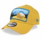 New Era - Gul adjustable Keps - USA Patch 9Forty North Dakota Yellow Adjustable @ Hatstore