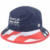 New Era - Motor Blå bucket Hatt - Red Bull F1 24 Miami Usa Tapered Navy Bucket @ Hatstore