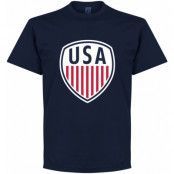 USA T-shirt Mörkblå L