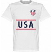 USA T-shirt Wordmark Vit 5XL