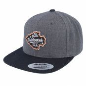 Wild Spirit - Grå snapback Keps - The Great Outdoors Usa Charcoal/Black Snapback @ Hatstore