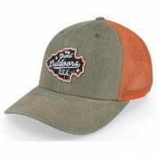 Wild Spirit - Grön trucker Keps - The Great Outdoors Usa Dark Loden/Terra Cotta @ Hatstore