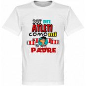 Atletico Madrid T-shirt Atleti Como mi Padre Vit XS