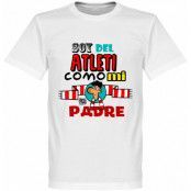 Atletico Madrid T-shirt Atleti Como mi Padre Vit XXL