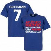 Atletico Madrid T-shirt Atletico Motto Griezmann Antoine Griezmann Blå M