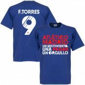 Atletico Madrid T-shirt Atletico Motto Torres Fernando Torres Blå M