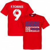 Atletico Madrid T-shirt Atletico Motto Torres Fernando Torres Röd L