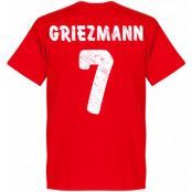 Atletico Madrid T-shirt Atletico Team Griezmann Antoine Griezmann Röd L