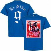 Atletico Madrid T-shirt Legend Torres El Nino 9 Atletico Legend Fernando Torres Blå L
