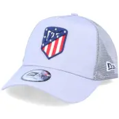 New Era - Football Grå trucker Keps - Atlético Madrid Essential 9Forty A-Frame Grey Trucker @ Hatstore