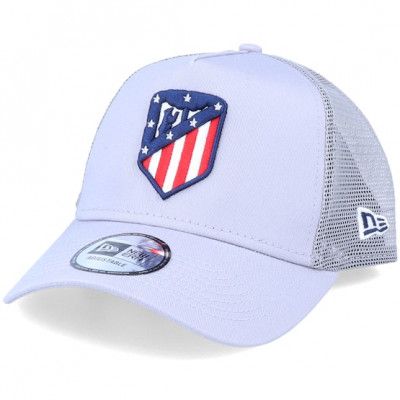 New Era - Football Grå trucker Keps - Atlético Madrid Essential 9Forty A-Frame Grey Trucker @ Hatstore