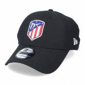 New Era - Football Svart adjustable Keps - Atlético Madrid Diamond Era 9Forty Black Adjustable @ Hatstore