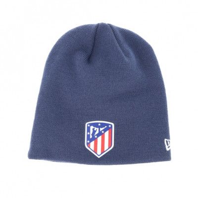 New Era - Football Blå traditionalbeanie Beanie - Atlético Madrid Fall 19 Skull Knitt Navy Beanie @ Hatstore