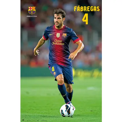 Barcelona Affisch Fabregas 25