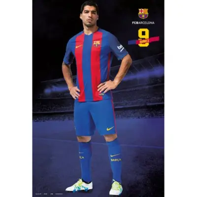 Barcelona Affisch Suarez 58