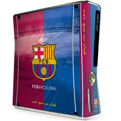 Barcelona Dekal Xbox 360 Konsoll (Slim)