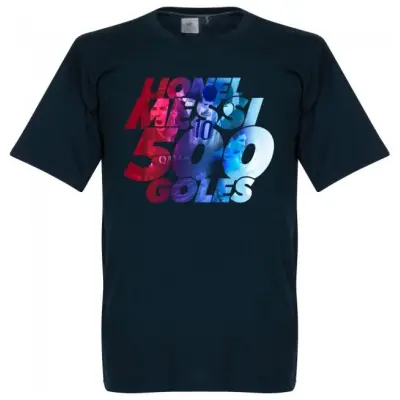 Barcelona T-shirt Messi 500 Goles Mörkblå Barn 8 år