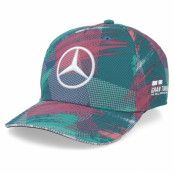 Keps Kids Mercedes AMG Petronas Barcelona Multi Teal Adjustable - Formula One - Multi Barnkeps