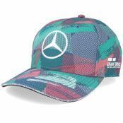 Formula One - Motor Multi adjustable Keps - Mercedes AMG Petronas Barcelona Multi Teal Adjustable @ Hatstore