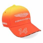 Formula One - Motor Orange adjustable Keps - Aston Martin F1 24 Alonso Special Edition Barcelona Gradient Sunrise A-frame Adjustable @ Hatstore