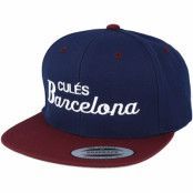 Forza - Blå snapback Keps - Barcelona Navy/Maroon Snapback @ Hatstore