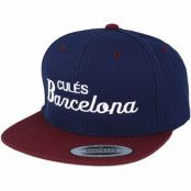 Keps Barcelona Navy/Maroon Snapback - Forza - Blå Snapback