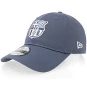 New Era - Football Blå unconstructed Keps - Barcelona Seasonal 9TWENTY Navy Dad Cap @ Hatstore