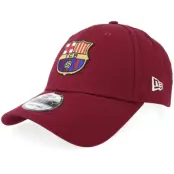 New Era - Football Röd adjustable Keps - Barcelona Core 9FORTY Cardinal Adjustable @ Hatstore