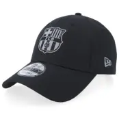 New Era - Football Svart adjustable Keps - Barcelona Reflective 9FORTY Black Adjustable @ Hatstore