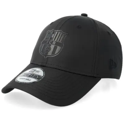 New Era - Football Svart adjustable Keps - Barcelona Ripstop 9FORTY Black Adjustable @ Hatstore