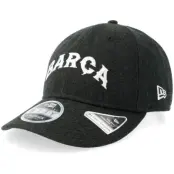 New Era - Football Svart adjustable Keps - Barcelona Wool 9FIFTY Retro Crown Black Adjustable @ Hatstore