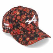 New Era - Motor Röd adjustable Keps - Alpine F1 23 Barcelona 9FIFTY Stretch-Snap Red Adjustable @ Hatstore