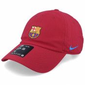 Nike - Football Röd unconstructed Keps - Barcelona Dri-fit Club Noble Red/Soar Dad Cap @ Hatstore