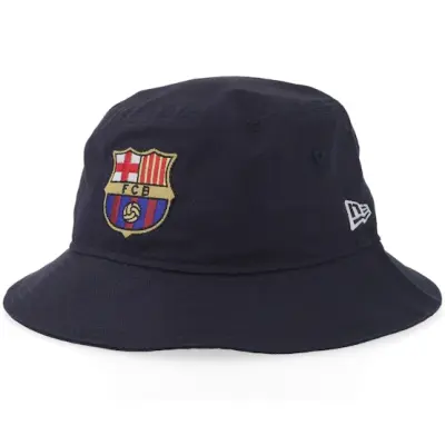 New Era - Football Blå bucket Hatt - Barcelona Core Navy Bucket @ Hatstore