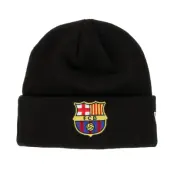New Era - Football Svart cuff Beanie - Barcelona Core Beanie Black Cuff @ Hatstore