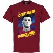 Barcelona T-shirt Coutinho Portrait Philippe Coutinho Röd XXL