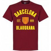 Barcelona T-shirt Established Röd L