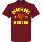 Barcelona T-shirt Established Röd S