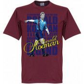 Barcelona T-shirt Legend Ronald Koeman Legend Rödbrun L