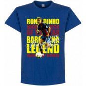 Barcelona T-shirt Legend Ronaldinho Legend Blå L