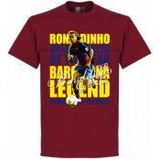 Barcelona T-shirt Legend Ronaldinho Legend Rödbrun L