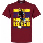 Barcelona T-shirt Legend Ronaldinho Legend Rödbrun S